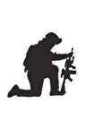 Asker Tasarım Duvar Dekor Sticker 40 x 36 cm
