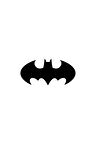 Batman Amblem Sticker Oto Motor Laptop Duvar Folyo Sticker 10x5 Cm
