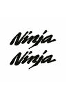 Ninja Yazı Motosiklet Sticker 2 Adet 15 X 6 Cm