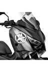 Yamaha Xmax Yıldız Sticker Etiket Beyaz 2 Adet