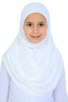 Kız Çocuk Hazır Başörtüsü Pratik Penye Şal Tesettür Giyim
