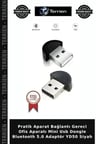 Pratik Aparat Bağlantı Gereci Ofis Aparatı Mini Usb Dongle Bluetooth 5.0 Adaptör YD50 Siyah