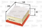 Valeo 585047 Hava Filtresi Citroen Berlingo I 1.9 D-Peugeot Partner 1.9 D 1444.VQ