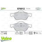 Valeo 670012 Ön Fren Balatası Takım Clio III 2005-2.0I Clio III 2009-2.0I 140 Laguna III 2007-1.5DCI 1.6L 3.0Dc 410601237R