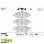 Valeo 670059 Ön Fren Balatası A3 Golf VII Leon Octavia 1.2 1.4 1.8TFSI 1.6 2.0TDI 12- 2K5698151A