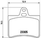 Valeo 670418 Arka Fren Balatası C5 1.8 16V.2.0 16V.2.0 2.2 HDI.3.0 V6 03 01- 4253.34