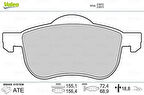 Valeo 670479 Ön Fren Balatası Volvo S60 01-S80 98 06 V70 I II 97-XC70 00- 272401
