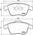 Valeo 670879 Ön Fren Balatası Freelander 2 06-14 Mondeo IV 1.6Ti 2.0TDCI 1.8TDCI 2.5 07-S Magalaxy 1.6TDCI 1.6 Tı 2.2TDCI ME6G9J2K021AB