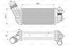 Valeo 818652 Turbo Intercooler Radyatörü 308 3008 5008 C4 DS4 DS5 DW10Cted4 DW10Cb Ölçü 155 300x80 0384.P8