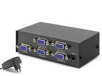 Vga Splitter 1 In 4 Out 200 Mhz - Siyah HDX1278