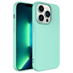 Vendas iPhone 14 Pro Uyumlu (14 Pro) W-Lansman Serisi İçi Kadife Yumuşak Dokulu Lansman Kılıf + Seramik Nano Ekran Koruyucu