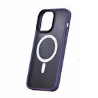 Vendas iPhone 14 Pro Uyumlu (14 Pro) Hybrid Magsafe Wireless Şarj Destekli Magic Smooth Silikon Kılıf