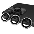 Vendas iPhone 15 Pro Uyumlu Darbe Dirençli Kamera Lens Koruyucu
