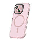 Vendas iPhone 15 Uyumlu Klaptika Airbag Corner Support Magsafe Wireless Şarj Özellikli Kılıf