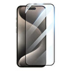 Vendas Apple iPhone 15 Pro Max HD Glossy Zore 3D Rak Screen Protector