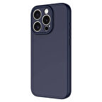 Vendas iPhone 15 Pro Uyumlu Kılıf Lansman Serisi Kadife İç Yüzeyli Yumuşak Dokulu Silikon Kapak