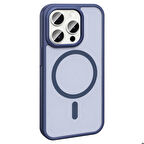 Vendas iPhone 15 Pro Kılıf Magsafe Şarj Özellikli Mat Arka Yüzey Zore Sio Kapak