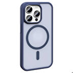 Vendas iPhone 14 Pro Max Kılıf Magsafe Şarj Özellikli Mat Arka Yüzey Zore Sio Kapak