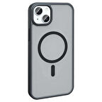 Vendas iPhone 14 Kılıf Magsafe Şarj Özellikli Mat Arka Yüzey Zore Sio Kapak