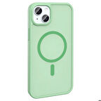 Vendas iPhone 14 Kılıf Magsafe Şarj Özellikli Mat Arka Yüzey Zore Sio Kapak