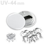 44 mm UV Baskıya Uygun Buton Şişe Açacağı Anahtarlık VG44UVAN 100 adet