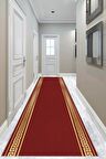 Kırmızı Protokol Yolluk Kaymaz Taban Bina Giriş Halısı VH058