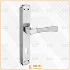 VİKTORYA KOL AYNALI NİKEL SATEN ODA KAPI KOLU