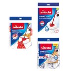 Vileda Turbo Temizlik Seti 3 lü Mikrofiber Yedek Paspas Paketi (Klasik + 2in1 + 3in1)