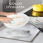 Vileda 12 Paket 3'lü Pro Clean Düz Bulaşık Süngeri 