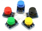 12x12mm Push Buton Switch Modül Siyah Kapak 1 Adet
