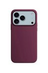 iPhone 17 Pro Max Soft Touch Lansman Silikon Kılıf Bordo