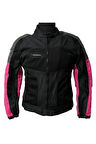 VENOM MOTOSİKLET CEKETİ DYNAMIC LADY PEMBE