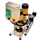 VKP VD S/S 9-08 2x Pompalı 4 HP 380v Çelik Fanlı Dikey Milli Dreambox Panolu Paket Hidrofor