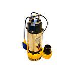 VX400 4 HP 380v Flatörlü Pis Su Foseptik Parçalayıcılı Dalgıç Pompa ( Açık Fanlı )