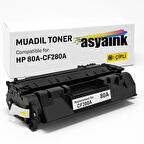 Asyaink HP 80A-CF280A Muadil Toner Çipli 2500 Sayfa