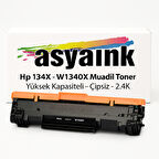 HP M233dw/M237dw 134X Muadil Toner Çipsiz 2400 Sayfa Asyaink