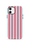 iPhone 12 Vorian Çift Katmanlı Kılıf Poolside Candy Stripe