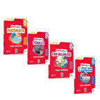 Sınav Yayınları 8. Sınıf Sınav Kalitesinde Soru Bankası Seti 4 Kitap