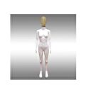 Vitrin Mankeni, Kadın Plastik Boy Mankeni, Metal Gold Kaplama Kafes Kafalı - Manken (Vitrin RAF)