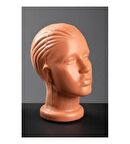 Kadın Büst Kafa Mankeni Plastik Ten Rengi - Atkı, Bere, Şapka ve Peruk Mankeni (Vitrin RAF)