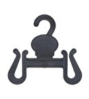 Parmak Arası Terlik Askısı Plastik Siyah - 100 Adet (Vitrin RAF)