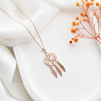 Vaoov 925 Ayar Gümüş Rüya Kapanı Kolye