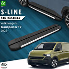 S-Dizayn VW Transporter T7 Uzun Şase S-Line Aluminyum Yan Basamak 263 Cm 2024 Üzeri A+ Kalite
