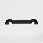 GOLF 8 IÇIN UYUMLU  GTI DIFÜZÖR (PIANO BLACK) - ÇIFT EGZOZ (Life,Style,Impression Paket için)