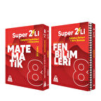 Örnek Akademi 8.Sınıf Süper İkili Matematik ve Fen Bilimleri Seti 2 Kitap