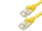 Yüksek Performanslı Cat7 Ethernet Patch Kablosu 1 Metre Sarı