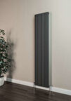 Warma Selanik Dikey Alüminyum Radyatör 375x1800 Pütürlü Antrasit (7946)