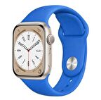 Apple Watch Seri 8 7 6 5 4 3 2 Se Ultra 42MM / 44MM / 45MM / 49MM Uyumlu Spor Silikon Kordon M/L Beden