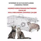 Kedi Kapanı Kedi Canlı Yakalama Zararsız Kedi Tuzağı Kedi Canlı Yakalama Kedi Kafesi