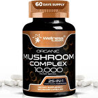 WELLNESS LABS Reishi Mushroom 10:1 Extract Lions Mane Turkey Tail 120 Caps